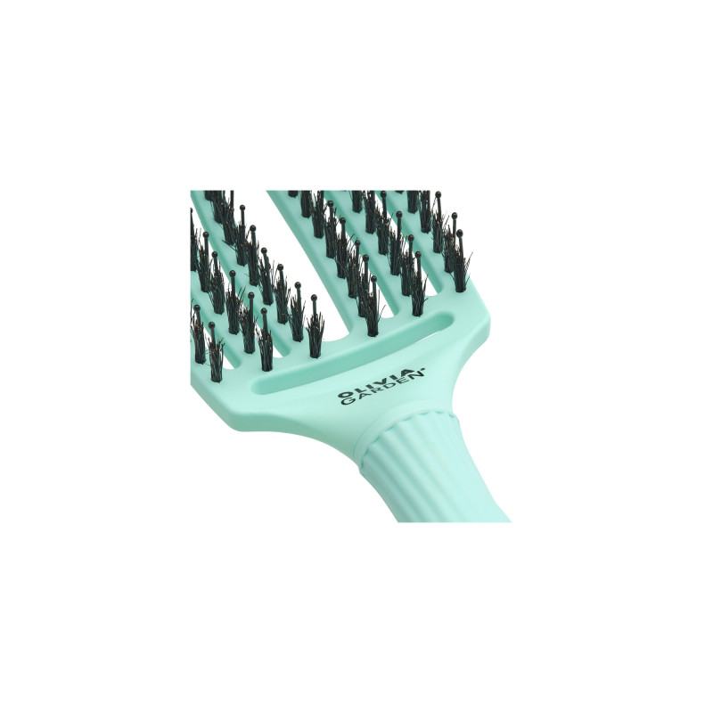Brosse démêlante FingerBrush Iconic Boar & Nylon - Mint