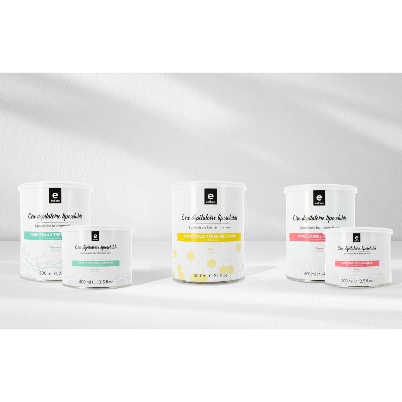 Pot de cire dépilatoire liposoluble Miel