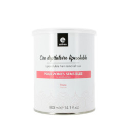 Pot de cire dépilatoire liposoluble Titane