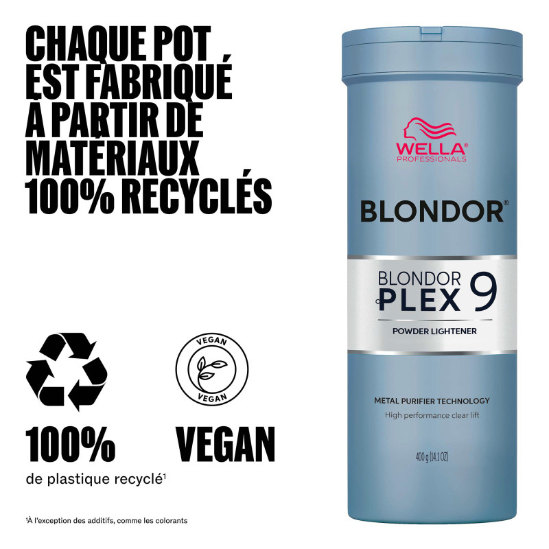 Poudre décolorante BlondorPlex 9 - éclaircissante 9 tons