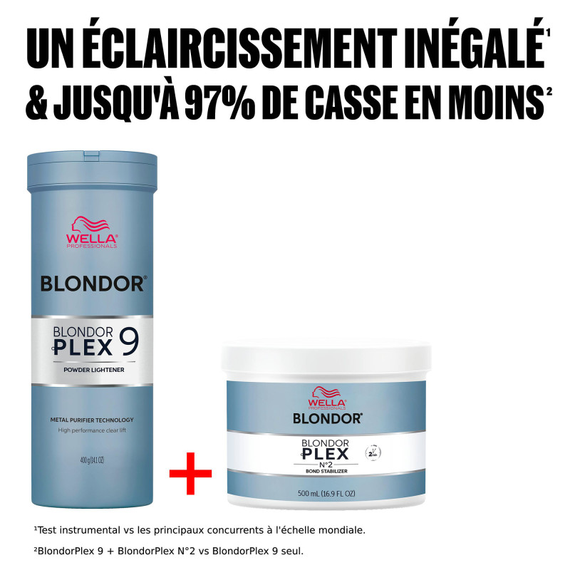 Poudre décolorante BlondorPlex 9 - éclaircissante 9 tons