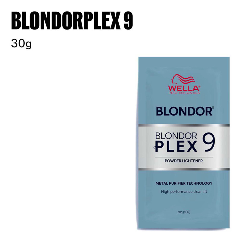 Poudre décolorante BlondorPlex 9 en sachet individuel - éclaircissante 9 tons