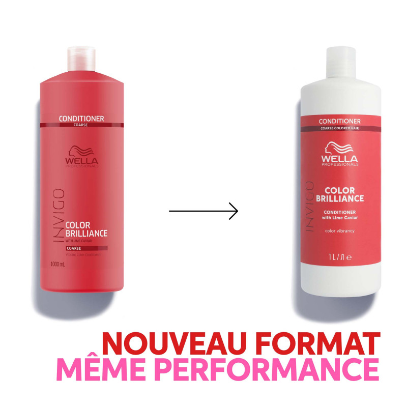 Après-shampoing cheveux colorés et épais Color Brilliance