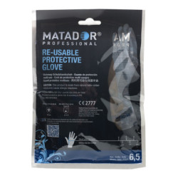 Paire de gants de protection en latex taille S - 6.5