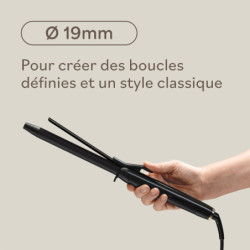 Fer à boucler à pince 19mm – Boucles définies et élégantes