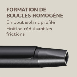 Fer à boucler à pince 19mm – Boucles définies et élégantes