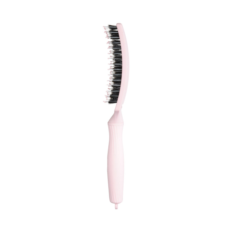 Fingerbrush brosse démêlante Iconic Boar & Nylon Pastel Pink