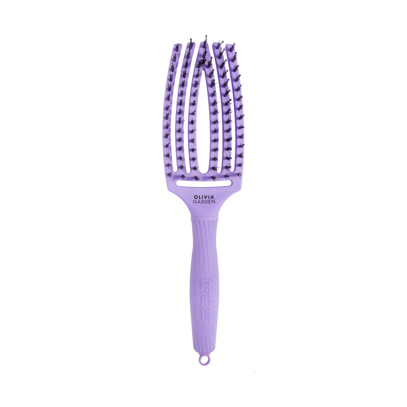 Brosse démêlante FingerBrush Iconic Boar & Nylon - Lavender