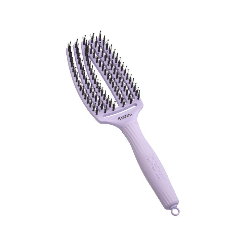 Brosse démêlante FingerBrush Iconic Boar & Nylon - Lavender