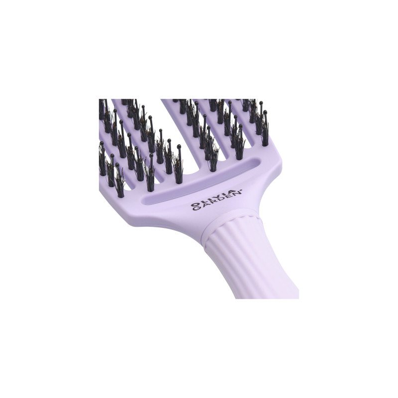 Brosse démêlante FingerBrush Iconic Boar & Nylon - Lavender