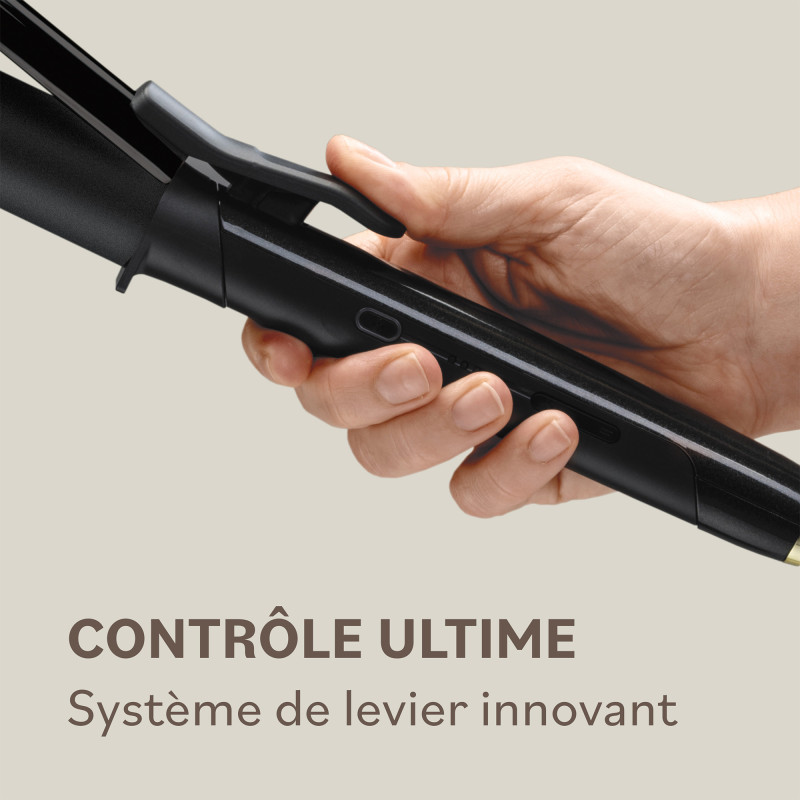 Fer à boucler à pince 32mm – Contrôle précis, effet naturel