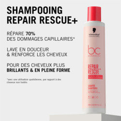 Shampoing BC Bonacure Repair Rescue – réparation, brillance, résistance