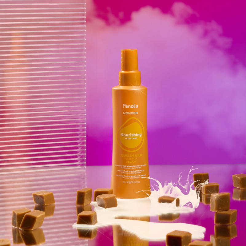 Lait spray sans rinçage douceur et brillance Wonder Nourishing