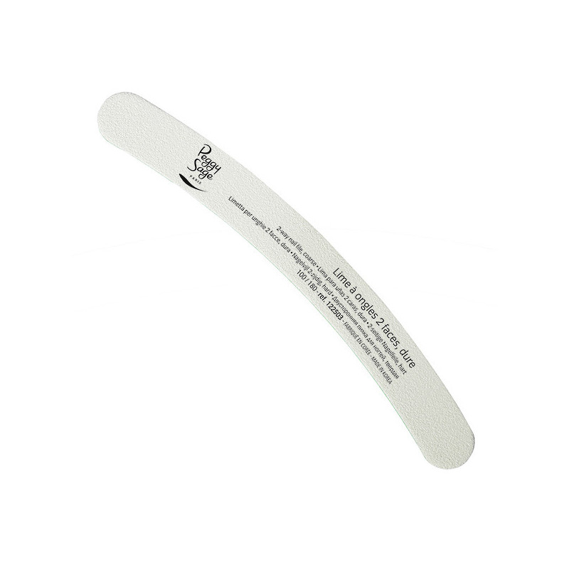 Lime à ongles banane 2 faces 100-180 Blanc