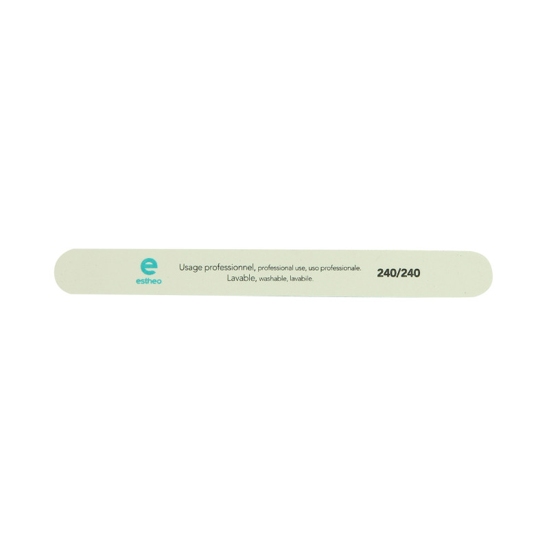 Lime à ongles droite 240-240 Blanche