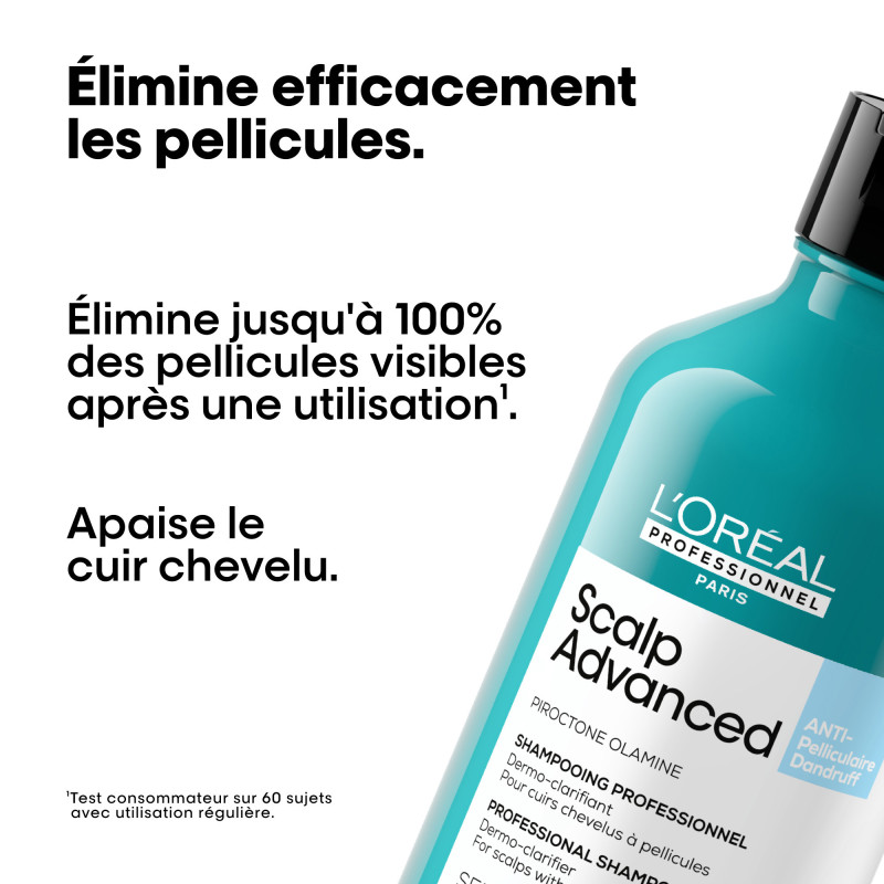 Shampoing dermo-clarifiant anti-pelliculaire Scalp Advanced
