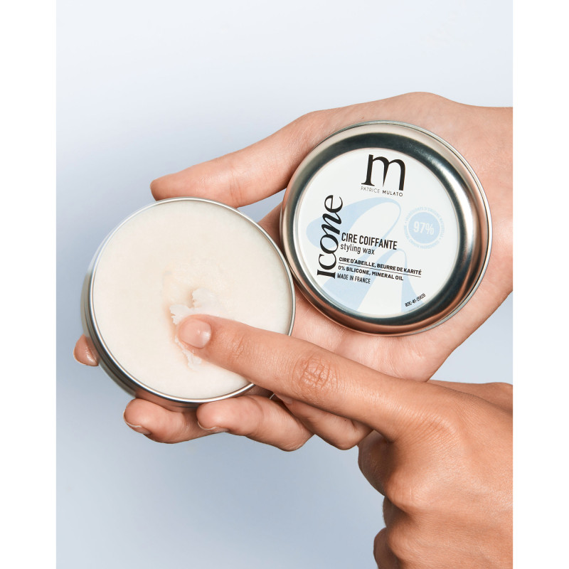 Cire coiffante Icone - finition brillante et naturelle