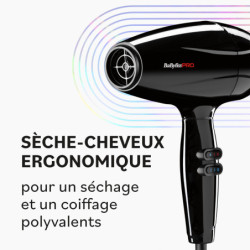 Sèche-cheveux professionnel VERO Noir