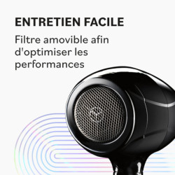 Sèche-cheveux professionnel VERO Noir