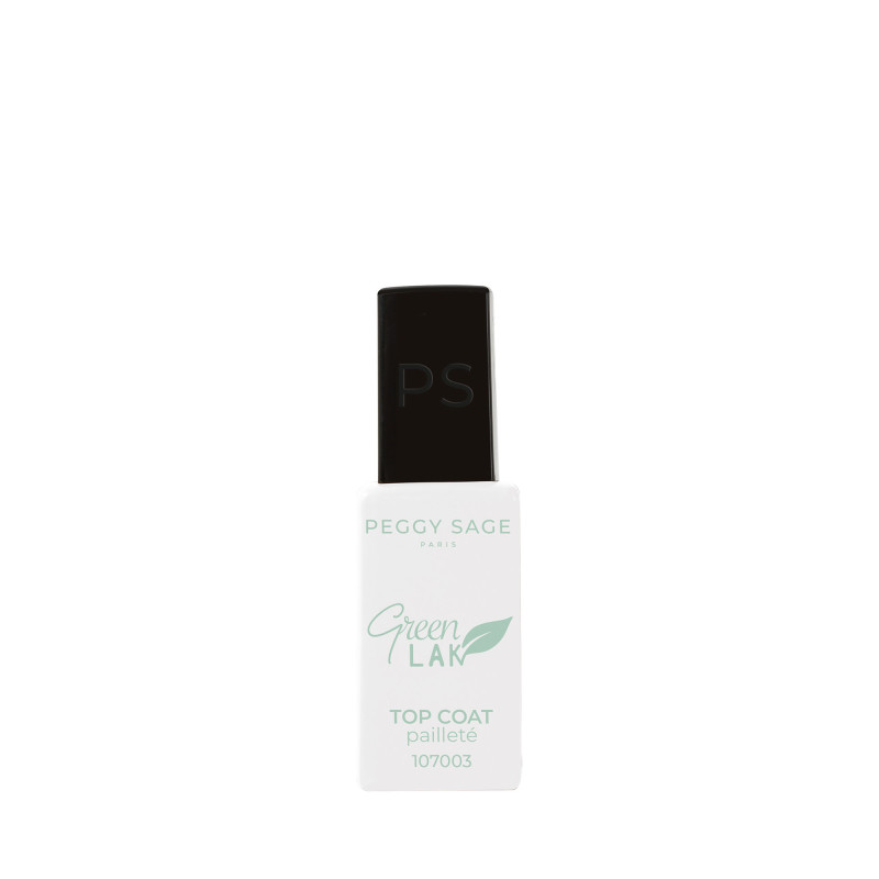 Top coat pailleté Green LAK