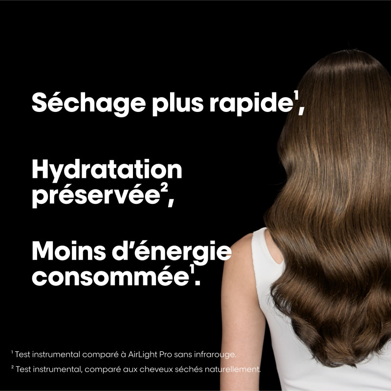 Sèche-cheveux AirLight Pro à lumière infrarouge