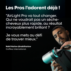 Sèche-cheveux AirLight Pro à lumière infrarouge