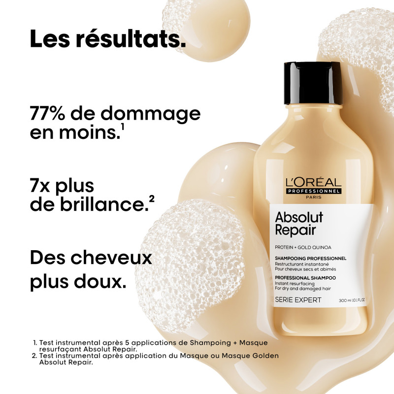 Shampoing restructurant Absolut Repair Gold