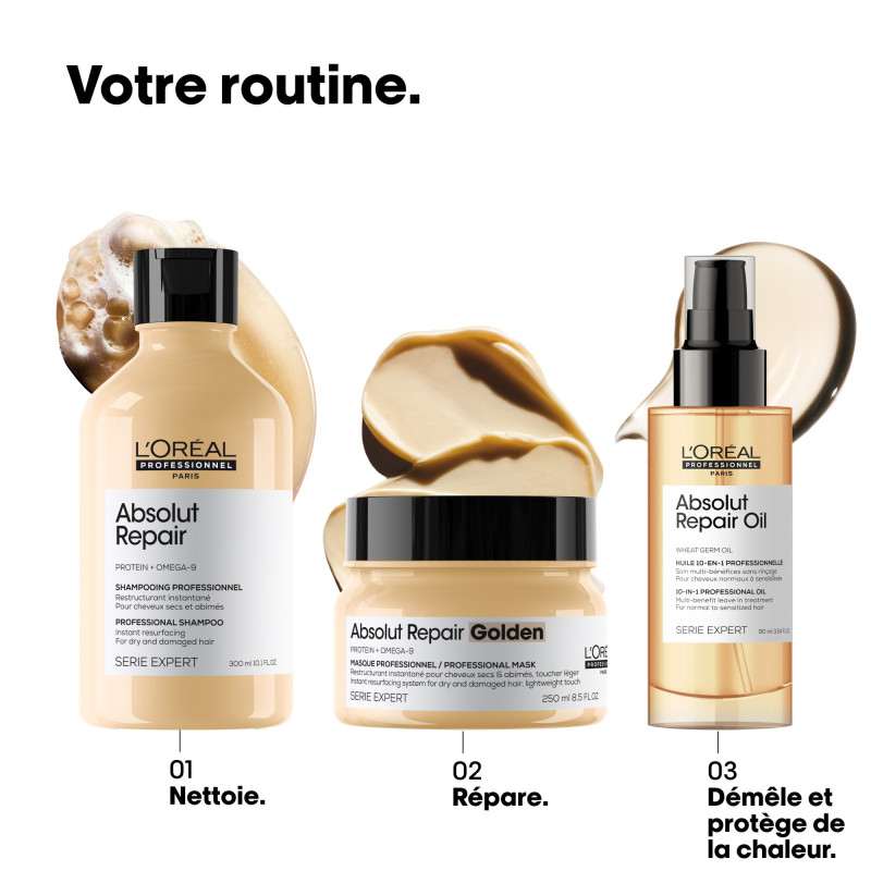 Shampoing restructurant Absolut Repair Gold