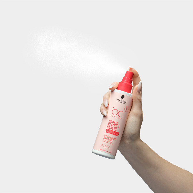 Spray-Baume BC Bonacure Repair Rescue+ – démêlage, hydratation, réparation