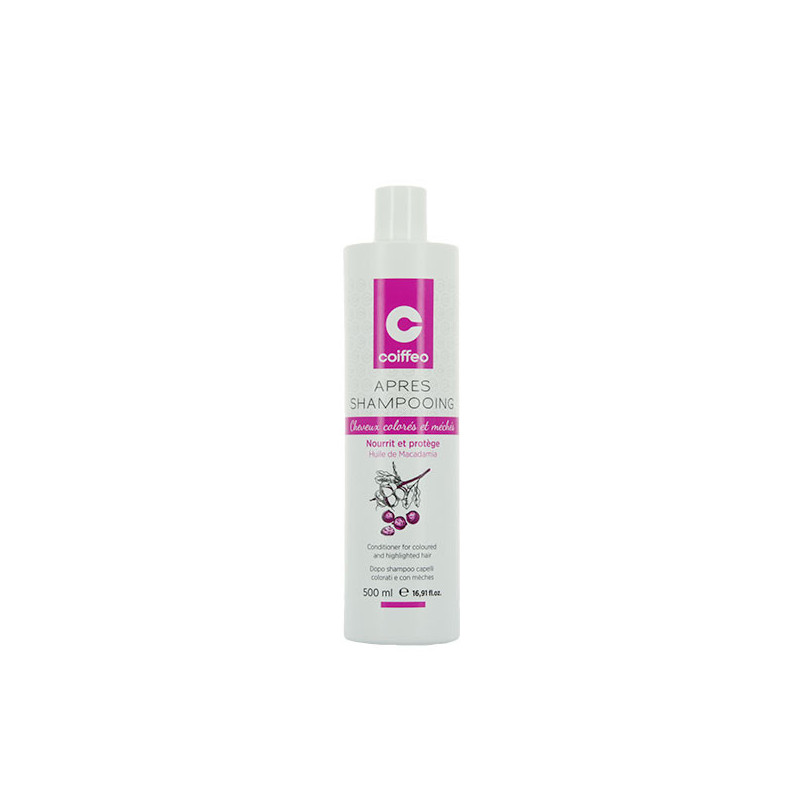Après-shampooing cheveux colorés