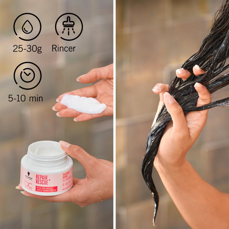 Masque BC Bonacure Repair Rescue+ – soin profond, réparation, cheveux sains