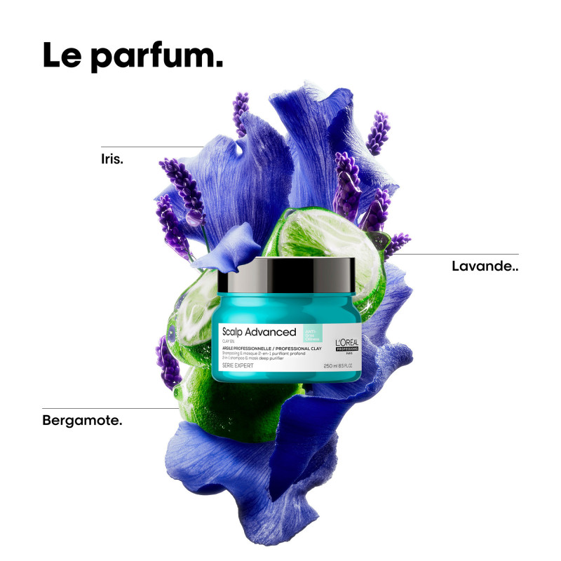 Argile professionnelle shampoing et masque 2-en-1 Scalp