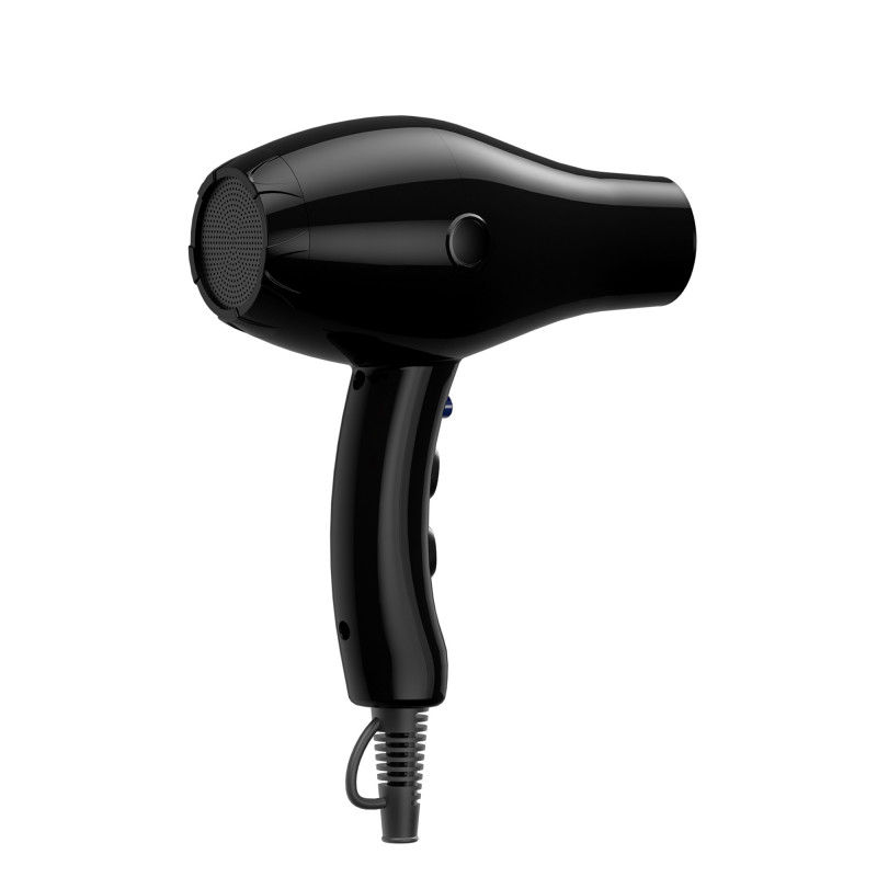 Sèche-cheveux professionnel compact 2000W Noir - Léger et silencieux