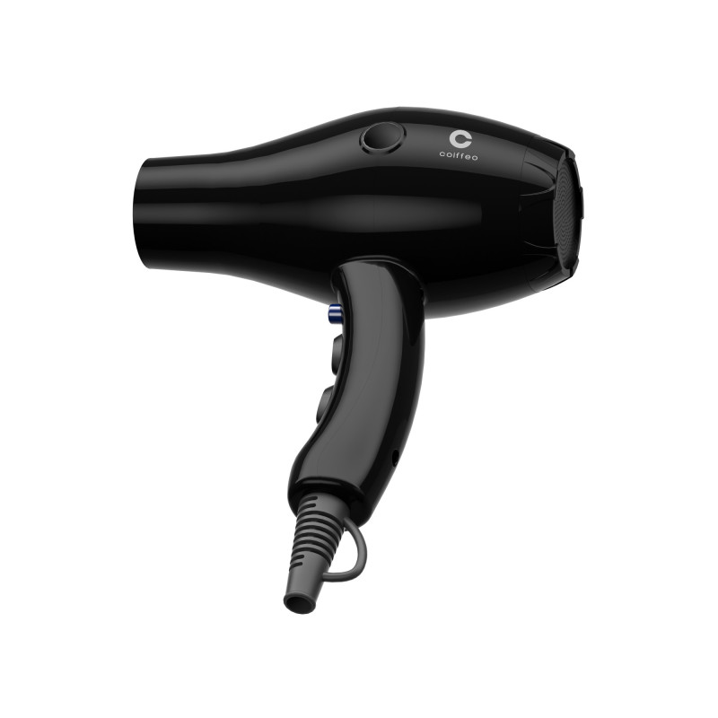 Sèche-cheveux professionnel compact 2000W Noir - Léger et silencieux