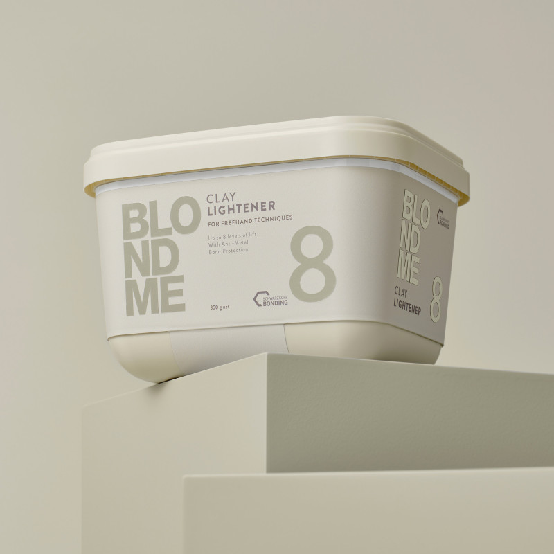 Poudre décolorante argile Lightener 8+ – balayages, protection capillaire