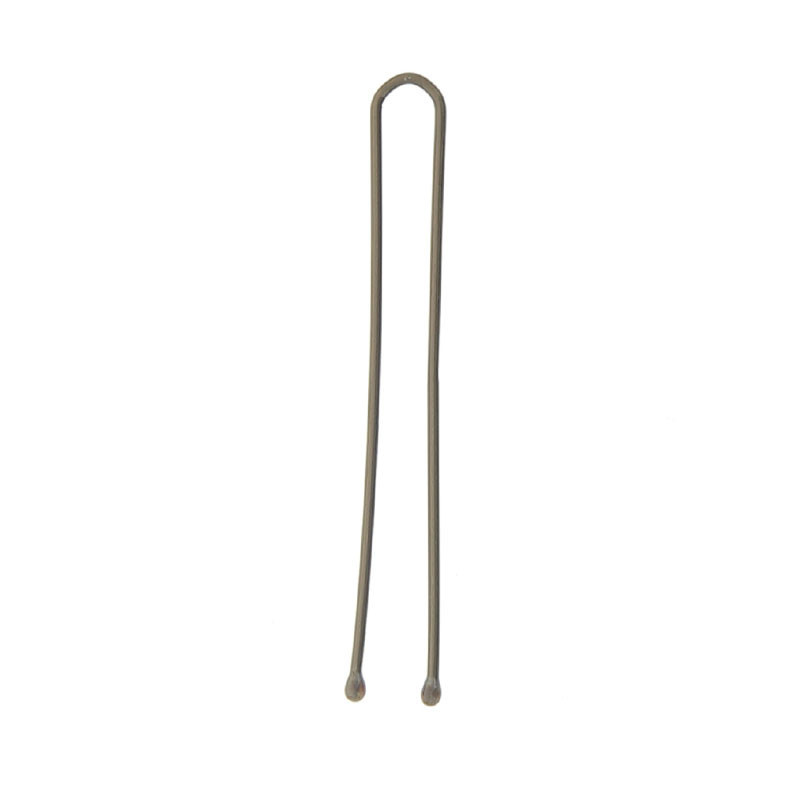 Epingles à chignon bouts perlés 50mm Bronze