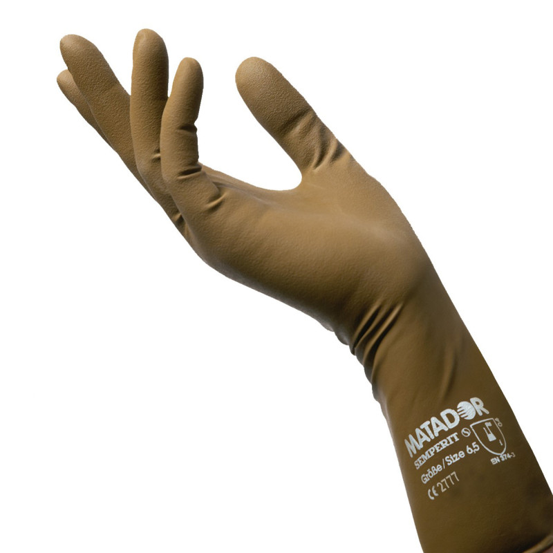 Paire de gants de protection en latex taille S - 6.5