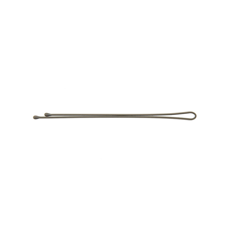 Pinces lisettes bouts perlés 70mm x40 Bronze