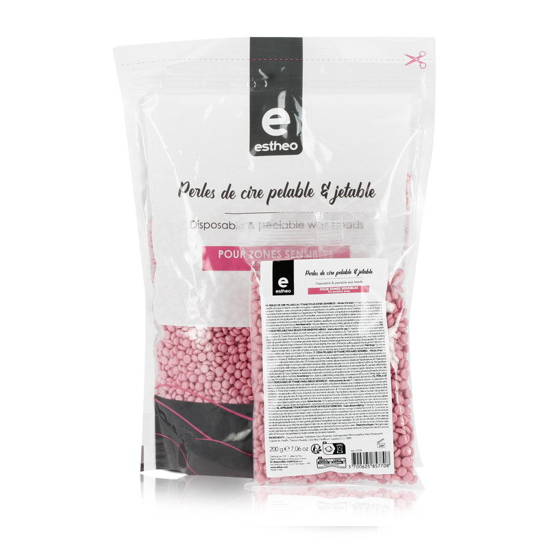 Cire gouttelette pelable Titane