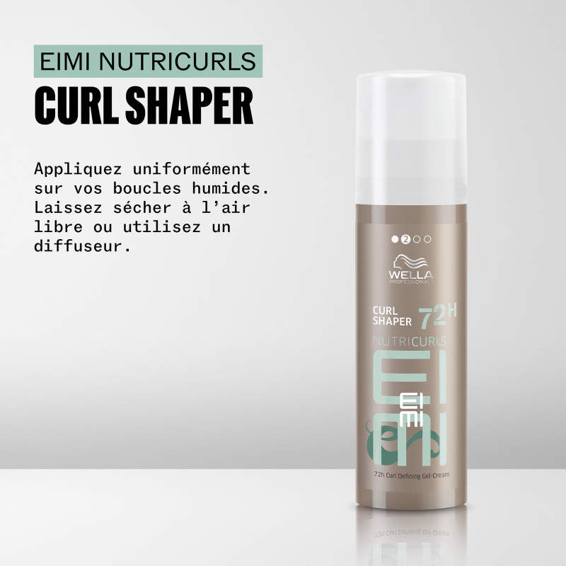Gel-crème définition de boucles - Curl Shaper Nutricurls 72h