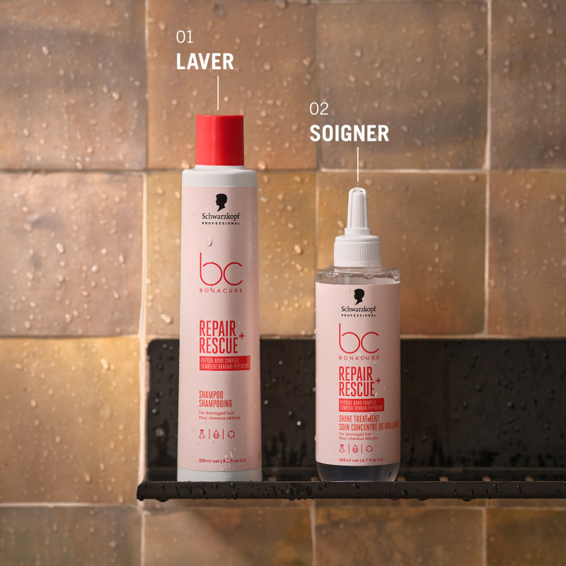 Shampoing BC Bonacure Repair Rescue – réparation, brillance, résistance