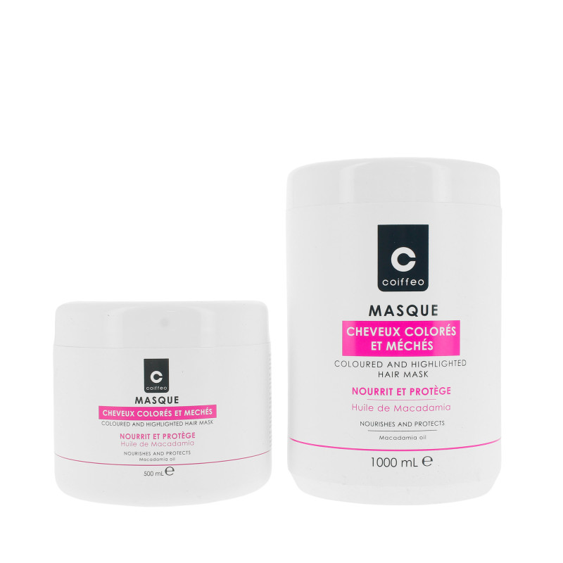 Masque cheveux colorés
