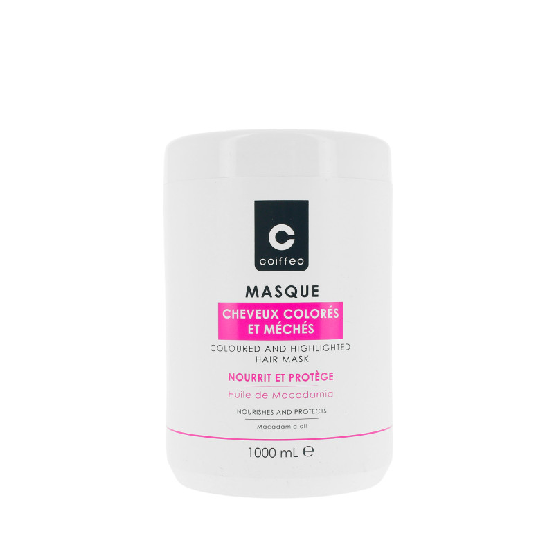 Masque cheveux colorés