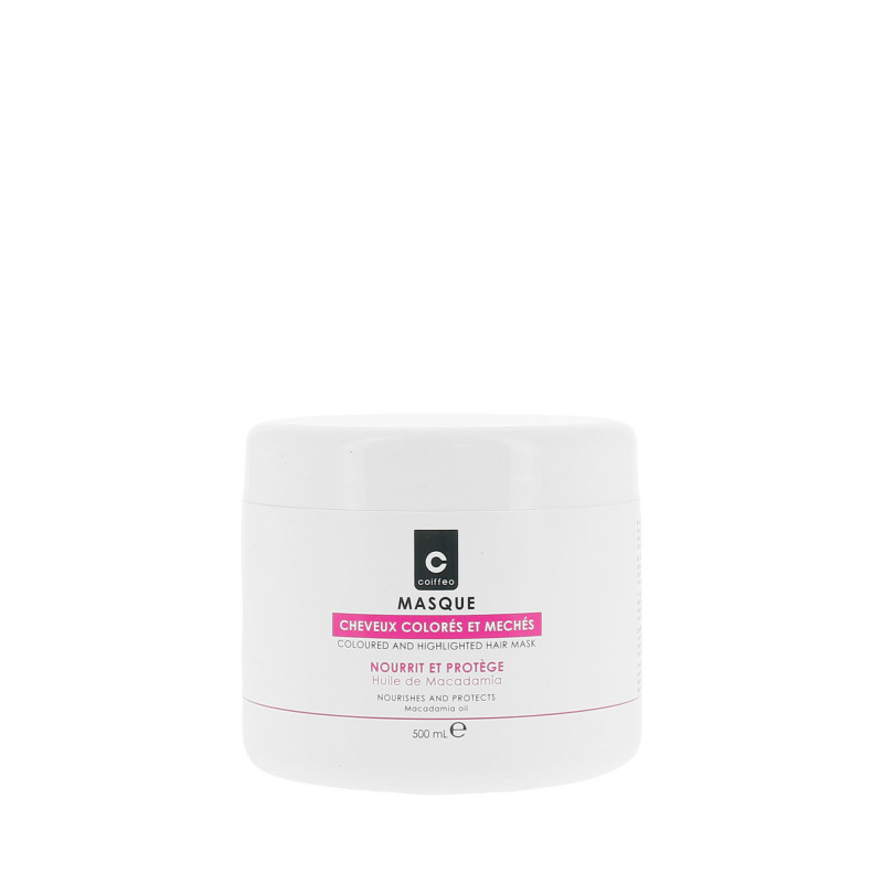 Masque cheveux colorés
