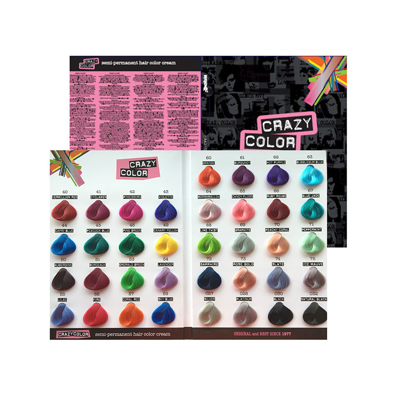 Nuancier crazy color 2017