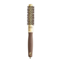 Brosse brushing ronde Expert Blowout Shine Wavy Bristles Gold&Brown 20mm