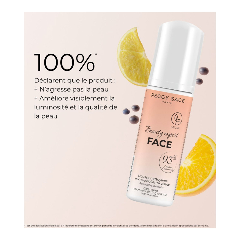 Mousse nettoyante micro-exfoliante visage Beauty Expert FACE 