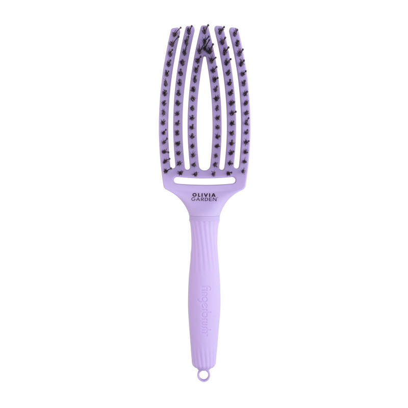Brosse démêlante FingerBrush Iconic Boar & Nylon - Lavender
