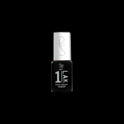 Mini vernis semi-permanent 1-LAK - Black velours