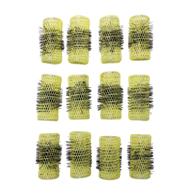 Lot de 12 rouleaux mise en plis 32 mm – ondulations larges, volume naturel
